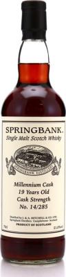 Springbank 19yo Private Cask no.14/285 51% 700ml