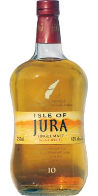 Isle of Jura 10yo Yellow longitudinal label 43% 750ml