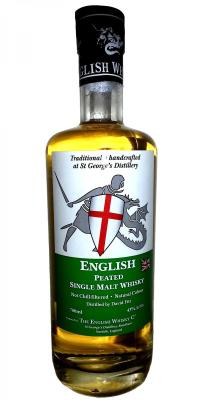 The English Whisky Peated Black Range 43% 700ml