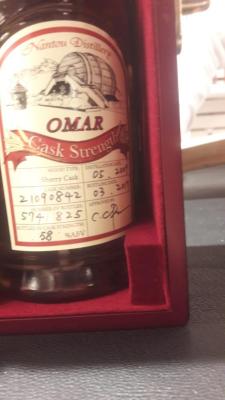 Nantou Omar 2009 Cask Strength Sherry 2109842 58% 200ml