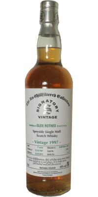 Glenrothes 1997 SV The Un-Chillfiltered Collection Refill Sherry Butt #15957 46% 700ml