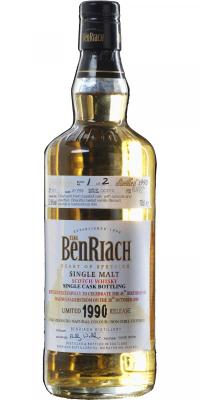BenRiach 1990 Single Cask Bottling Bourbon Barrel #973 45th Birthday of Magnus Fagerstrom 52.6% 700ml