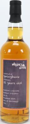 Springbank 1996 WN #471 58.1% 700ml