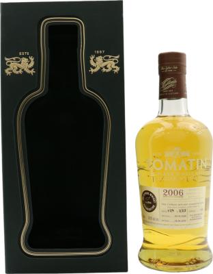 Tomatin 2006 Selected Single Cask Bottling First Fill Bourbon Barrel #4191 The Cyprus Whisky Association 58.9% 700ml