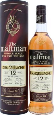 Craigellachie 2009 MBl The Maltman 12yo Bourbon cask + Amarone finish #8 52.5% 700ml