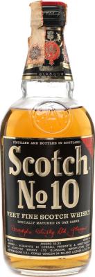 Scotch #10 Very Fine Scotch Whisky Cogis Distribuzione S.R.L. Milano 43% 750ml