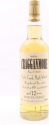 Cragganmore 1993 BF 12yo #1959 62% 700ml