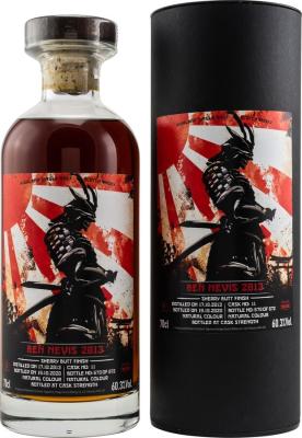 Ben Nevis 2013 SV Samurai 7yo Sherry Butt Finish #11 Exclusively bottled for Kirsch Import 60.3% 700ml