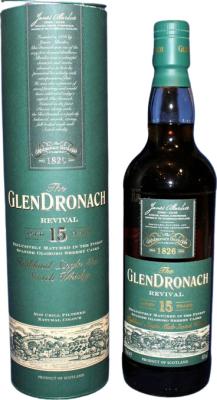 Glendronach 15yo Oloroso Sherry 46% 700ml