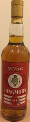 Longmorn 1976 UD VCWC Bottling #5895 Wild West Whiskyfest 54.7% 700ml