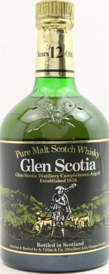 Glen Scotia 12yo Pure Malt Scotch Whisky 43% 750ml