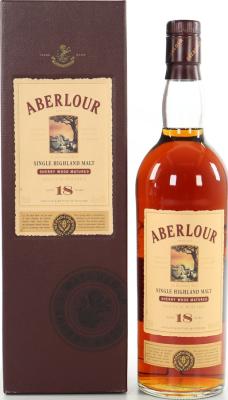 Aberlour 18yo Sherry Wood Matured Sherry Wood 43% 750ml