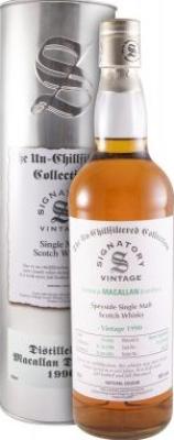 Macallan 1990 SV The Un-Chillfiltered Collection Sherry Hogshead 97/278/49 46% 700ml