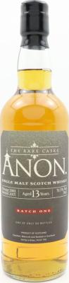 Anon. 2001 AbWh The Rare Casks Batch One 13yo 51.5% 700ml