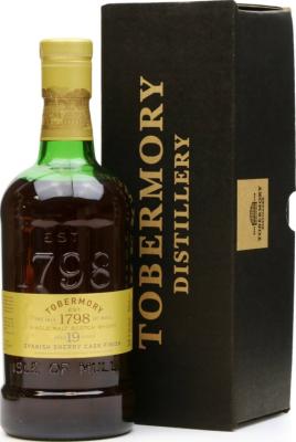 Tobermory 19yo Distillery Exclusive Spanish Sherry Cask Finish 58.2% 700ml