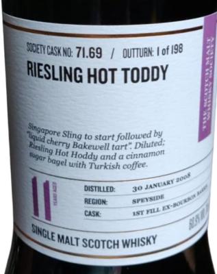 Glenburgie 2008 SMWS 71.69 1st Fill Ex-Bourbon Barrel 60.9% 700ml