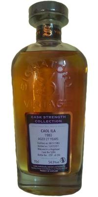 Caol Ila 1983 SV Cask Strength Collection #5284 54.9% 700ml