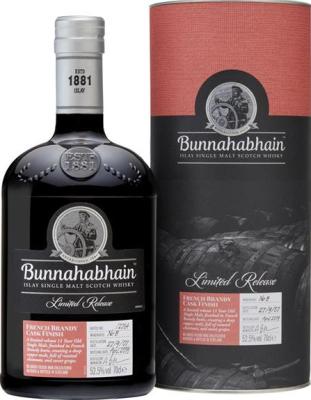 Bunnahabhain 2007 Limited Release French Brandy Cask Finish 52.5% 700ml