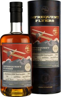 Glenrothes 2012 AWWC Infrequent Flyers Refill Butt 62.8% 700ml