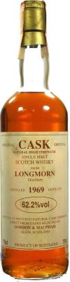 Longmorn 1969 GM Original Cask Natural High Strength 62.2% 750ml