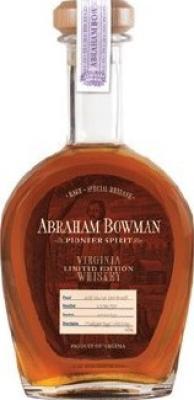 Abraham Bowman 1994 Virginia Limited Edition Whisky Small Batch 73.75% 750ml