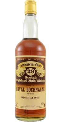 Royal Lochnagar 1952 GM Connoisseurs Choice 40% 750ml