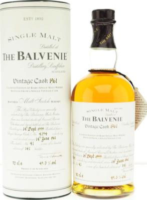 Balvenie 1961 Vintage Cask #4194 49.3% 700ml