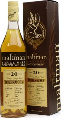 Tobermory 1995 MBl The Maltman Refill Sherry Butt #11 49.2% 700ml