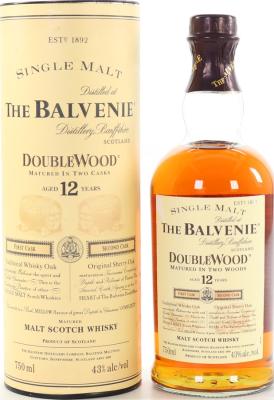 Balvenie 12yo DoubleWood Sherry Cask Finish 43% 750ml