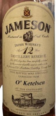 Jameson 12yo O'Ketelsen 40% 700ml