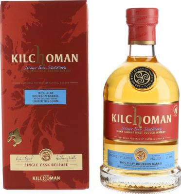Kilchoman 2012 100% Islay Bourbon Barrel 719/2012 55.7% 700ml