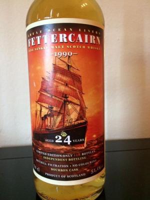 Fettercairn 1990 JW Great Ocean Liners Bourbon Cask Whisky Fair Berlin 2014 51.1% 700ml