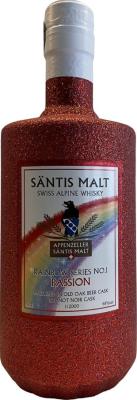Santis Malt Santis Malt Rainbow No. 1 Passion Old Oak Beer Cask & Pinot Noir Cask 48% 500ml