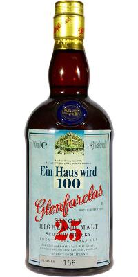 Glenfarclas 25yo Golden 25 Sherry Cask Karstadt Koln 43% 700ml