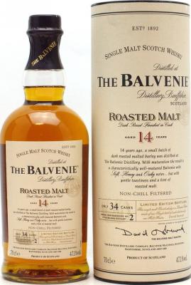 Balvenie 14yo Roasted Malt 47.1% 700ml