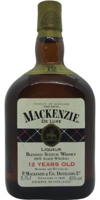 The Real Mackenzie 12yo De Luxe Liqueur Blended Scotch Whisky Interpartner HWG Weinimport GmbH + CO. Hamburg 40% 750ml