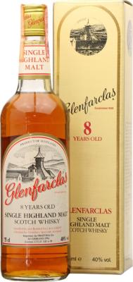 Glenfarclas 8yo Single Highland Malt Importato da Frattina Co 40% 750ml