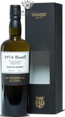 Banff 1974 Sa 35th Anniversary Sherry Wood #2052 45% 700ml