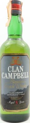 Clan Campbell 5yo Blended Scotch Whisky 40% 750ml