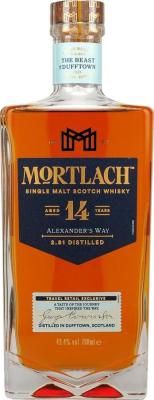 Mortlach 14yo Alexander's Way Refill ex-bourbon & Sherry Travel Retail Exclusive 43.4% 700ml