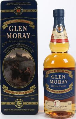 Glen Moray 12yo Millennium Edition Chenin Blanc Finish for Cullercoats Crescent Club 40% 700ml