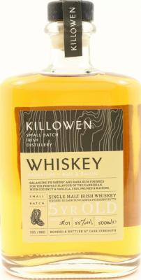 Killowen 5yo KD Signature Rum & Raisin Batch 1 55% 500ml