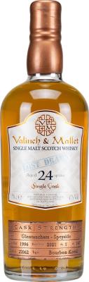 Glentauchers 1996 V&M The Lost Drams Collection Bourbon Koval #22062 47% 700ml