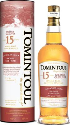 Tomintoul 2008 Limited Edition Madeira Finish 46% 700ml