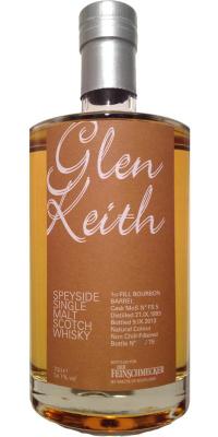 Glen Keith 1993 MoS Der Feinschmecker 1st Fill Bourbon Barrel 54.7% 700ml
