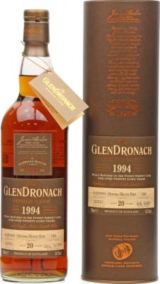 Glendronach 1994 Single Cask Oloroso Sherry Butt #1481 Taiwan Exclusive 56.1% 700ml