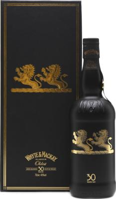 Whyte & Mackay 30yo W&M Matt Black Bottle 40% 700ml