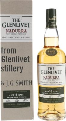 Glenlivet Nadurra Batch 0814D 1st Fill American Oak 55.7% 700ml