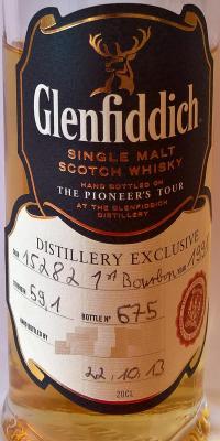 Glenfiddich 1991 1st Fill Bourbon Barrel #15282 59.1% 200ml