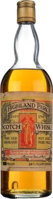 Highland Park Fine Old Highland Pot Still Pure Malt St. Magnus yellow label 40% 750ml